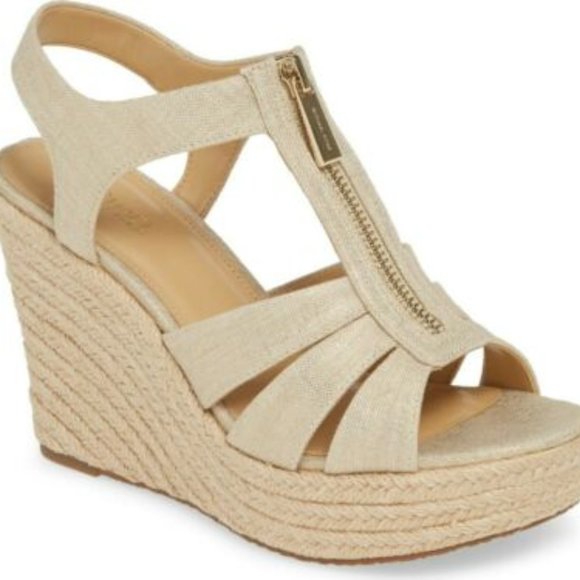 MICHAEL KORS Berkley Platform Wedge Sandals - Picture 1 of 2